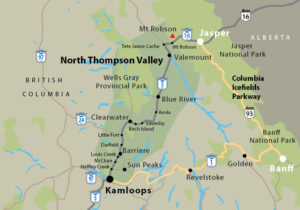 North Thompson Valley Corridor Map